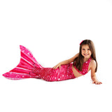 Bahama Pink Mermaid Tail + Monofin Set