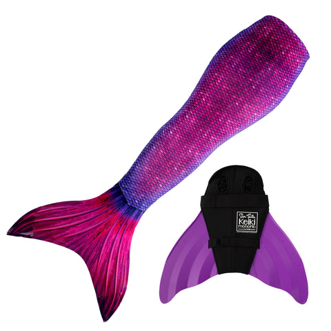 Bali Blush Mermaid Tail + Monofin Set