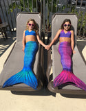 Bali Blush Mermaid Tail + Monofin Set