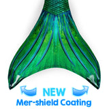 Siren Green Mermaid Tail + Monofin Set