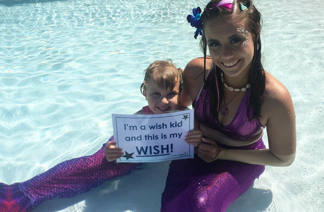 Sun Tail Mermaid and Make a Wish!