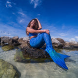 Blue Lagoon Mermaid Tail + Monofin Set