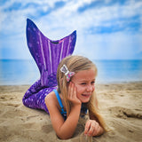 Paradise Purple Mermaid Tail Skin