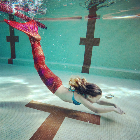 tiger lily mermaid tail Tiger Queen Mermaid Tail and Monofin Set