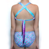 Cross Back Style Mermaid Bikini Set