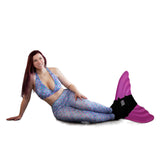 Aurora Borealis Mermaid Leggings + Monofin Set