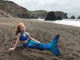 Blue Lagoon Mermaid Tail + Monofin Set