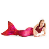 Fiji Red Mermaid Tail + Monofin Set