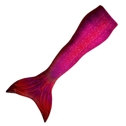 Fiji Red Mermaid Tail Skin