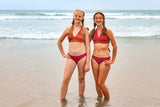 Fiji Red Mermaid Bikini Set