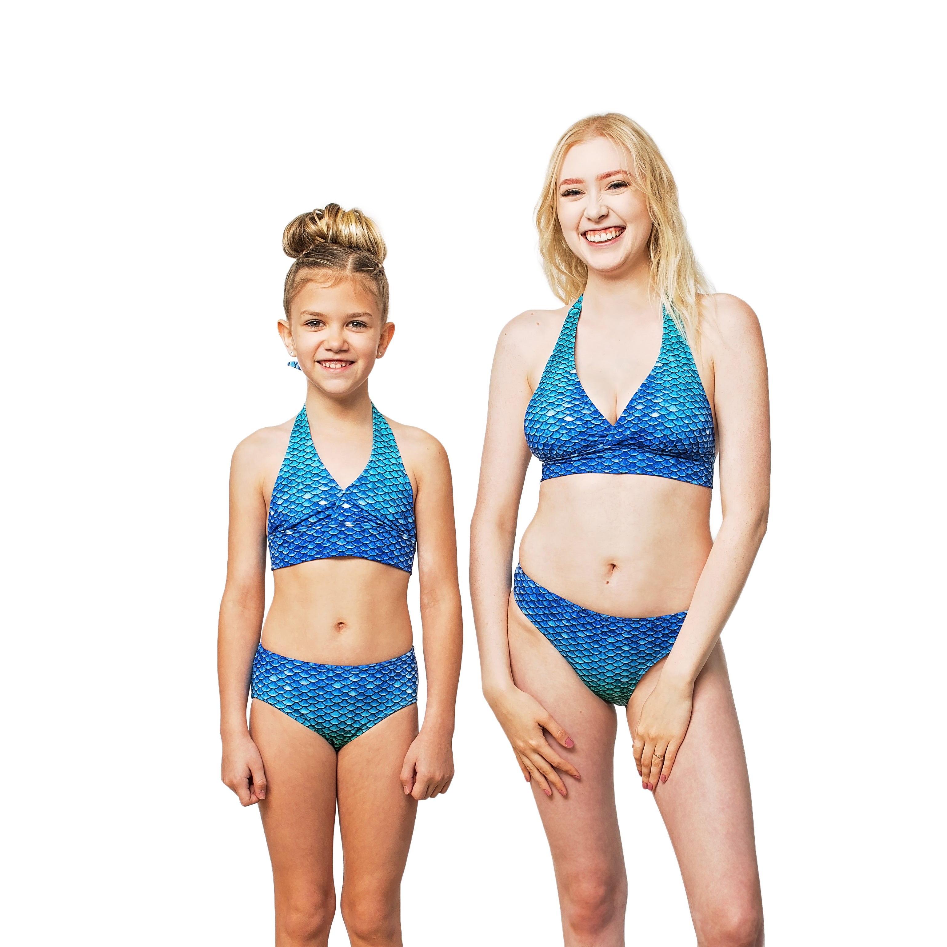 Cross Back Style Mermaid Bikini Set | Sun Tail Mermaid