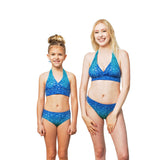 Cross Back Style Mermaid Bikini Set