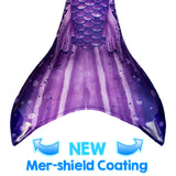 Paradise Purple Mermaid Tail + Monofin Set