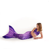 Paradise Purple Mermaid Tail Skin