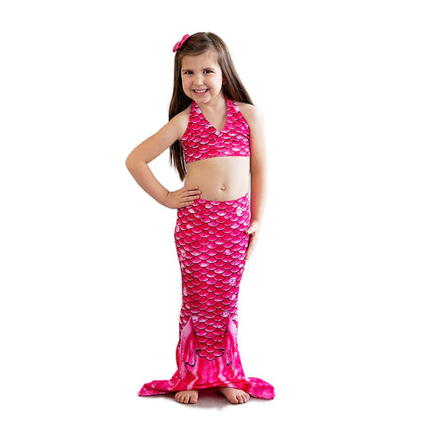Bahama Pink Toddler Mermaid Tail