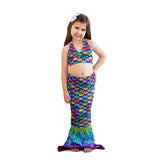 Hawaiian Rainbow Toddler Mermaid Tail