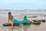Siren Green Mermaid Tail + Monofin Set