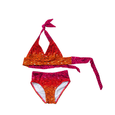 Tiger Queen Mermaid Bikini Set