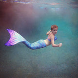 Aurora Borealis Mermaid Tail + Monofin Set