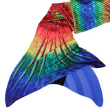 mermaid tail skin swim suit with monofin flipper included