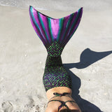 Dragon Tail mermaid tail on the beach 