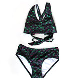 mermaid bikini top with hipster bottoms