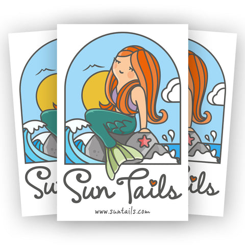 Sun Tails Logo Sticker