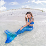 Blue Lagoon Mermaid Tail + Monofin Set