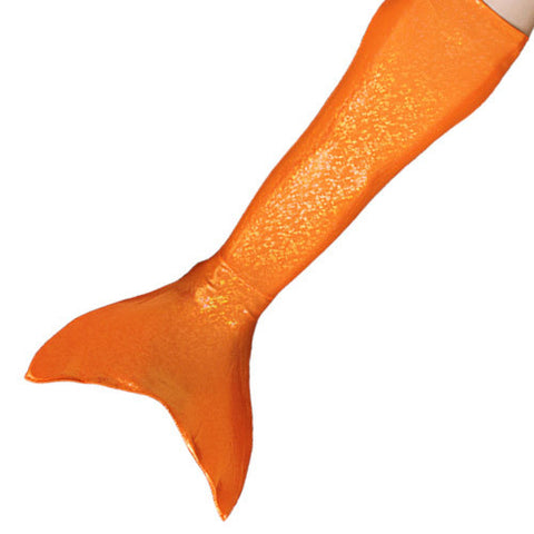 H20 Orange mermaid tail to swim in with fun matching monofin | Sun Mermaid