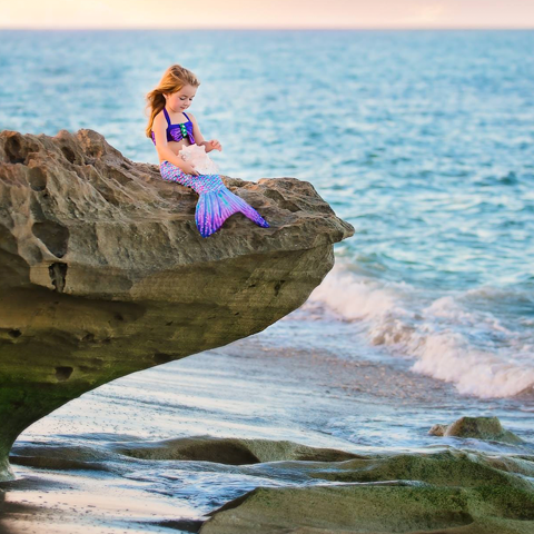 Aurora Borealis Toddler Mermaid Tail | Sun Tail Mermaid